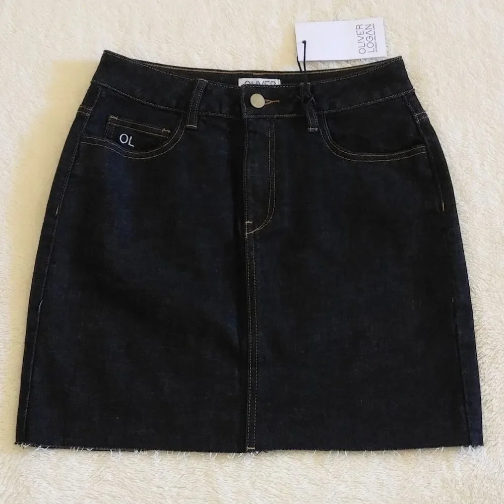 Oliver Logan Dark Wash Seymour Skirt - NWT